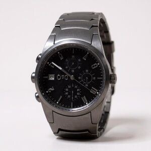 Silver Chronograph Watch